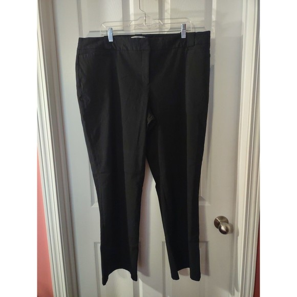 Dalia Collection Woman Pants Plus Size 20W Black Business Casual - Picture 1 of 9
